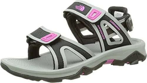Sandalias THE NORTH FACE trekking HEDGEHOG SANDAL II para mujer Paloma Grey – Raspberry Rose Ref. NF00CXS5 HBH S16 gris/ro