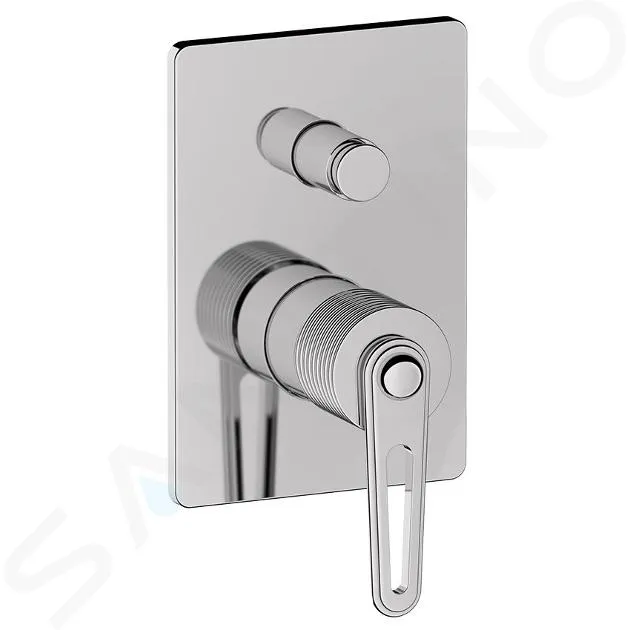 SAPHO GRIFERíA  GRIFO EMPOTRADO PARA 2 APARATOS, CON CUERPO DE MONTAJE, CROMO BB042