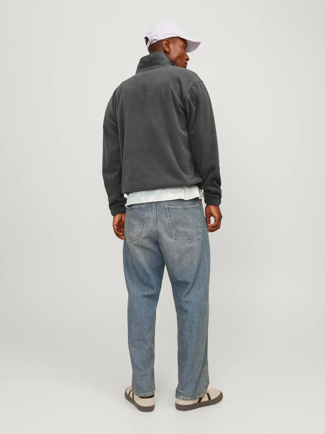 Sudadera de polar Estampado | Gris oscuro | Jack & Jones®
