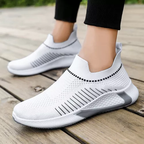 Tenis Clásicos Casuales Elásticos Transpirables Zapatillas De Moda Urbana Para Hombre