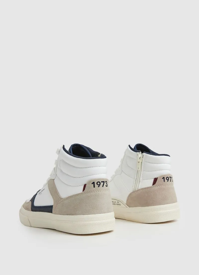 Tenis Pepe Jeans Hombre Kenton Masterboot M Color Blanco