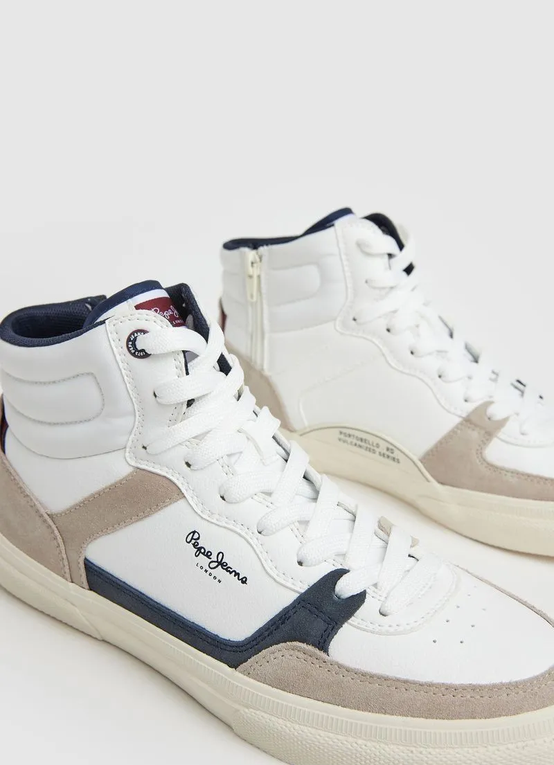 Tenis Pepe Jeans Hombre Kenton Masterboot M Color Blanco