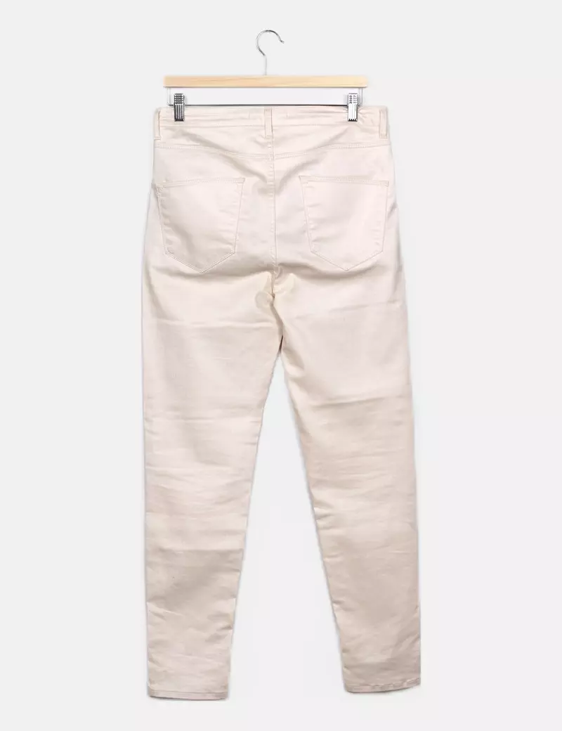 Uterqüe Jeans beige básico
