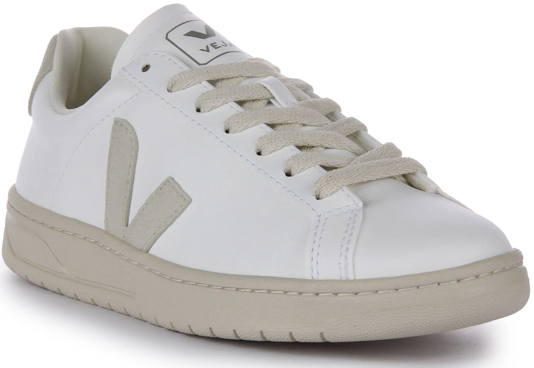Veja Urca CWL Zapatillas sinteticas con cordones para mujer en blanco gris