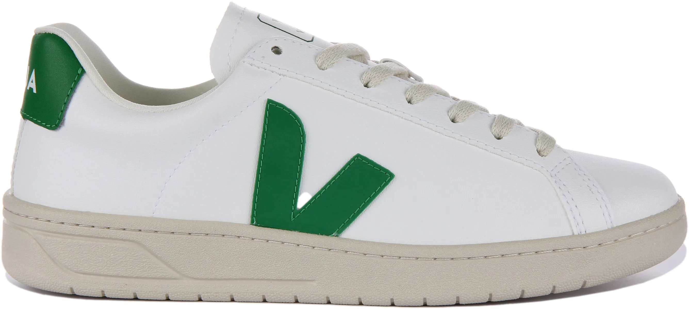Veja Urca CWL Zapatillas sinteticas con cordones para mujer en blanco gris