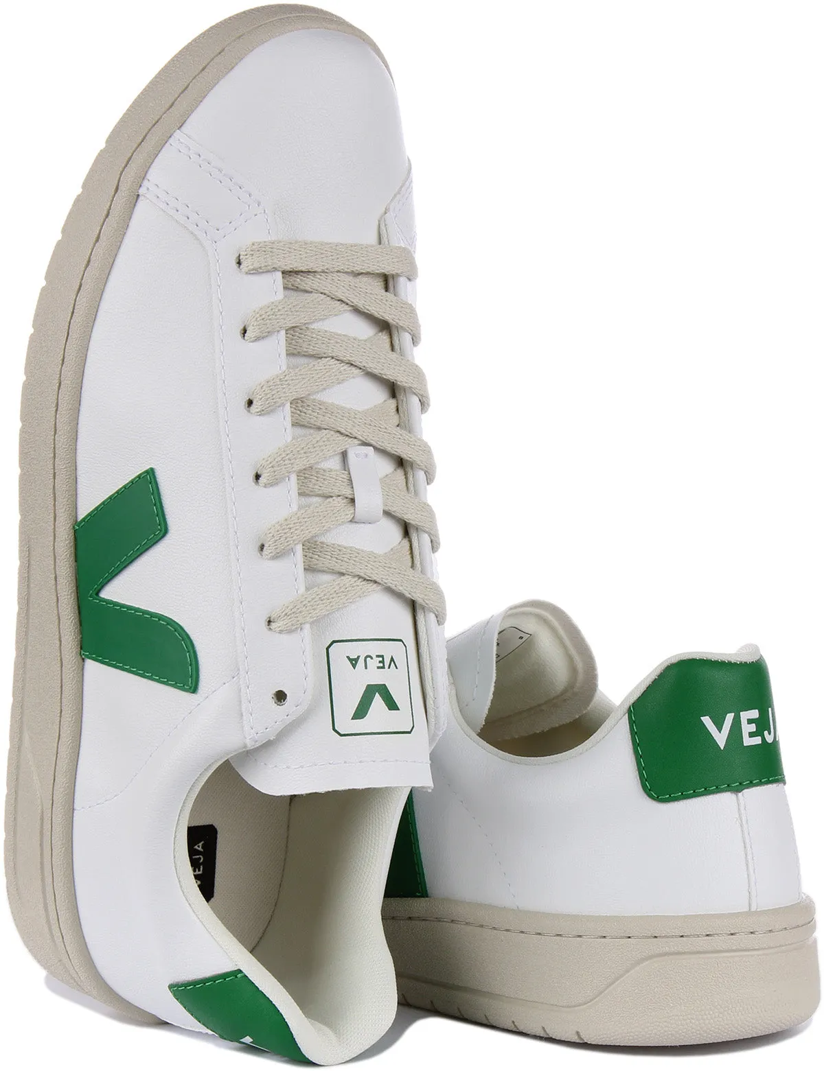 Veja Urca CWL Zapatillas sinteticas con cordones para mujer en blanco gris