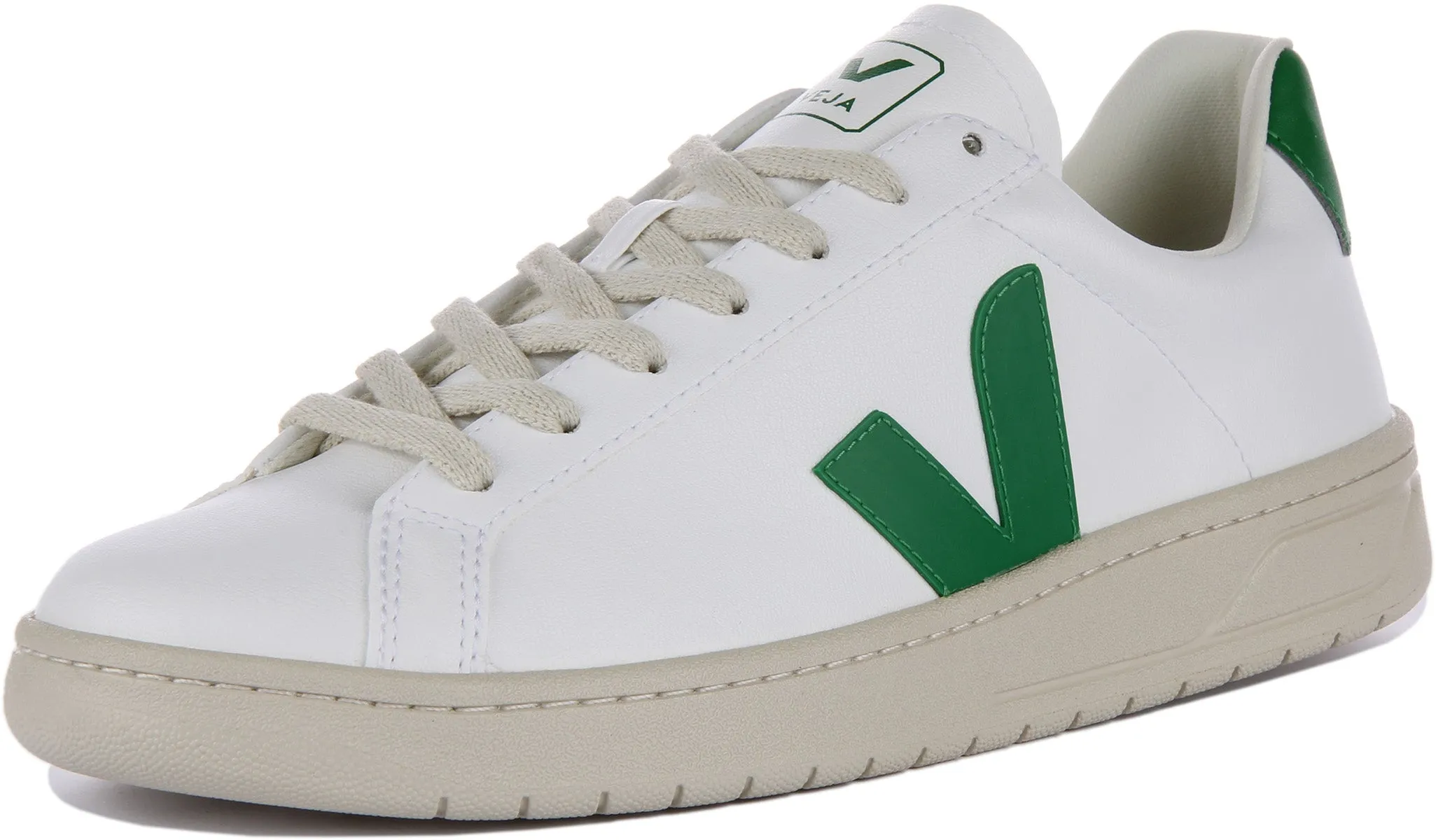 Veja Urca CWL Zapatillas sinteticas con cordones para mujer en blanco gris