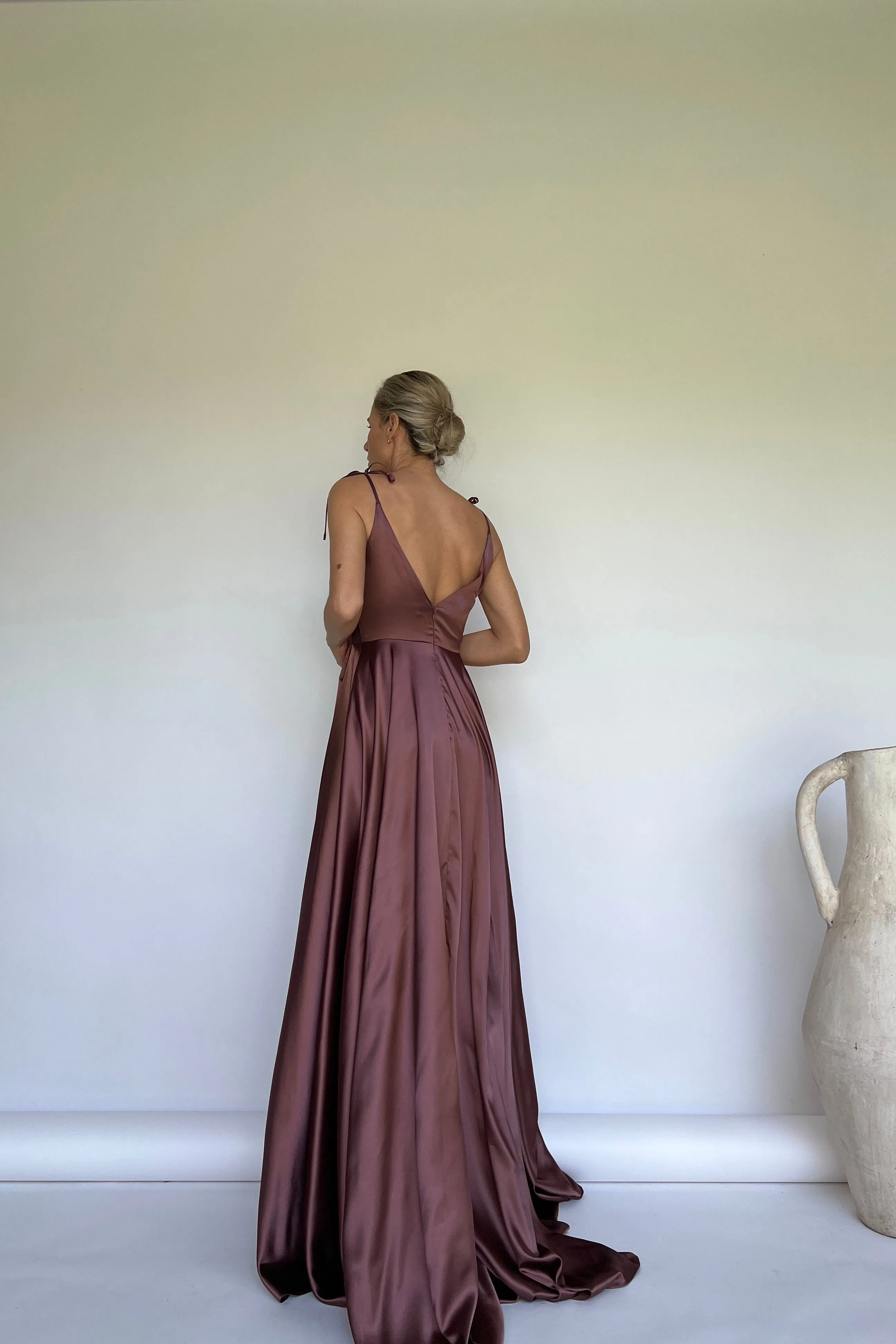 VESTIDO SATINADO