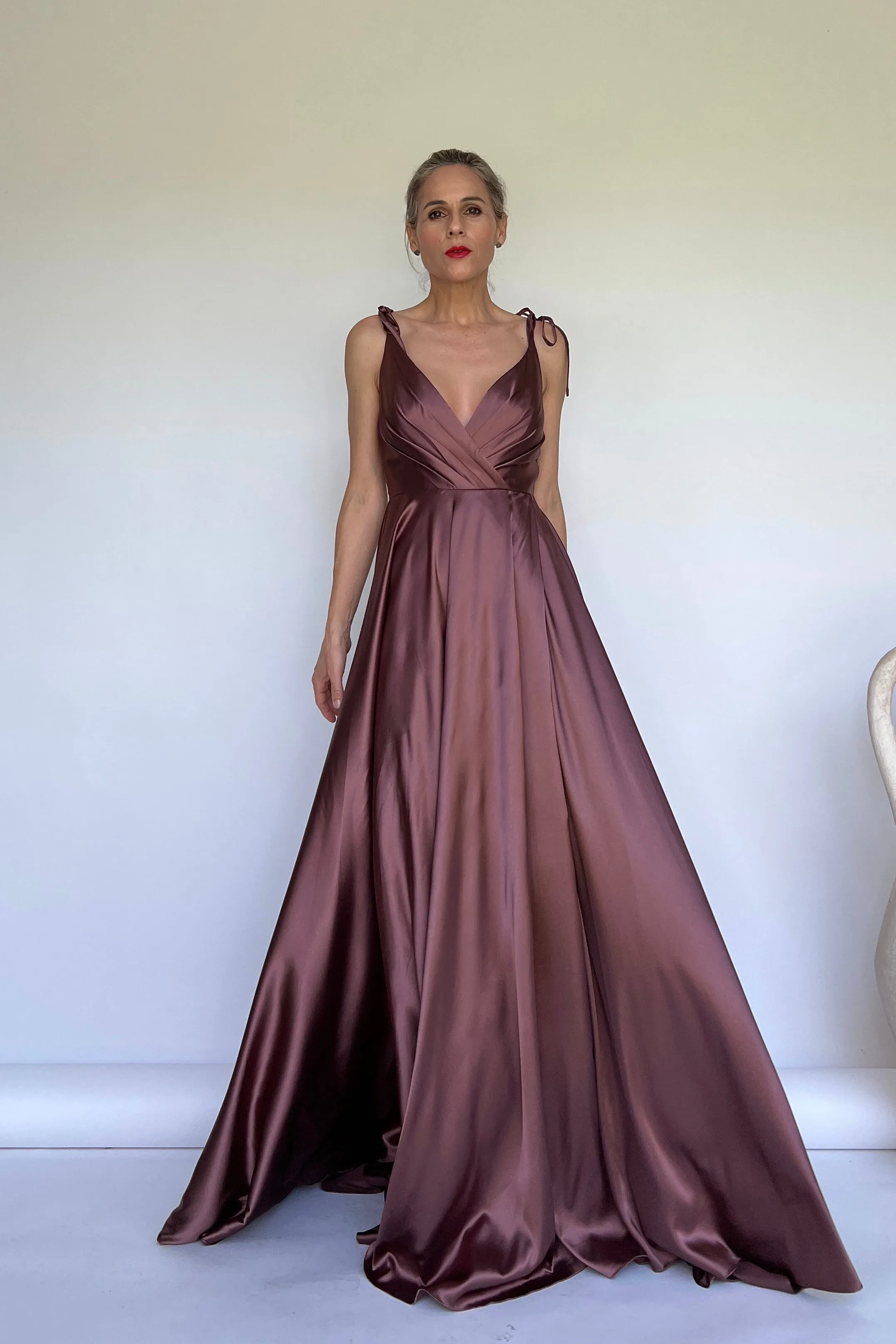 VESTIDO SATINADO