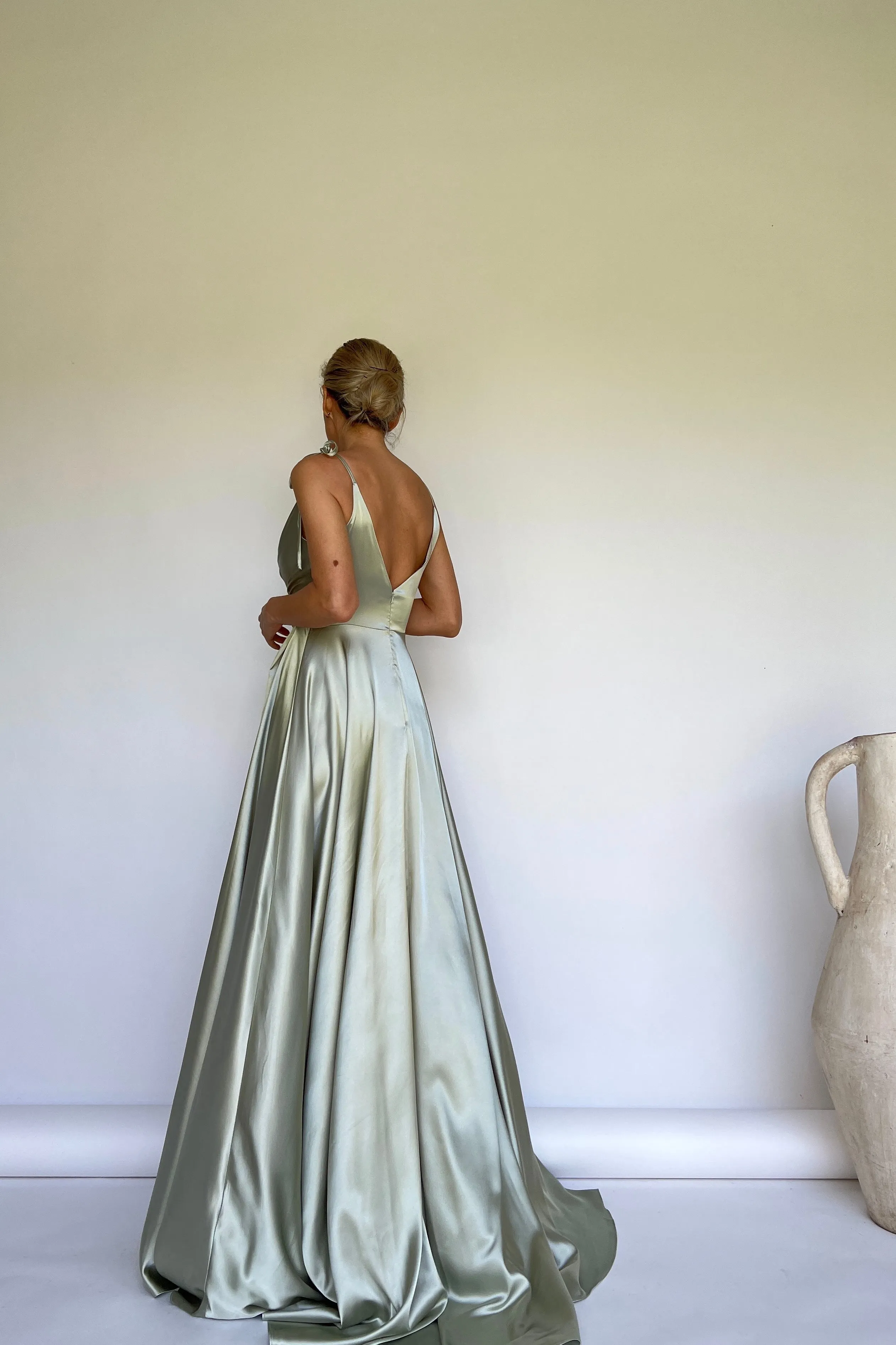 VESTIDO SATINADO