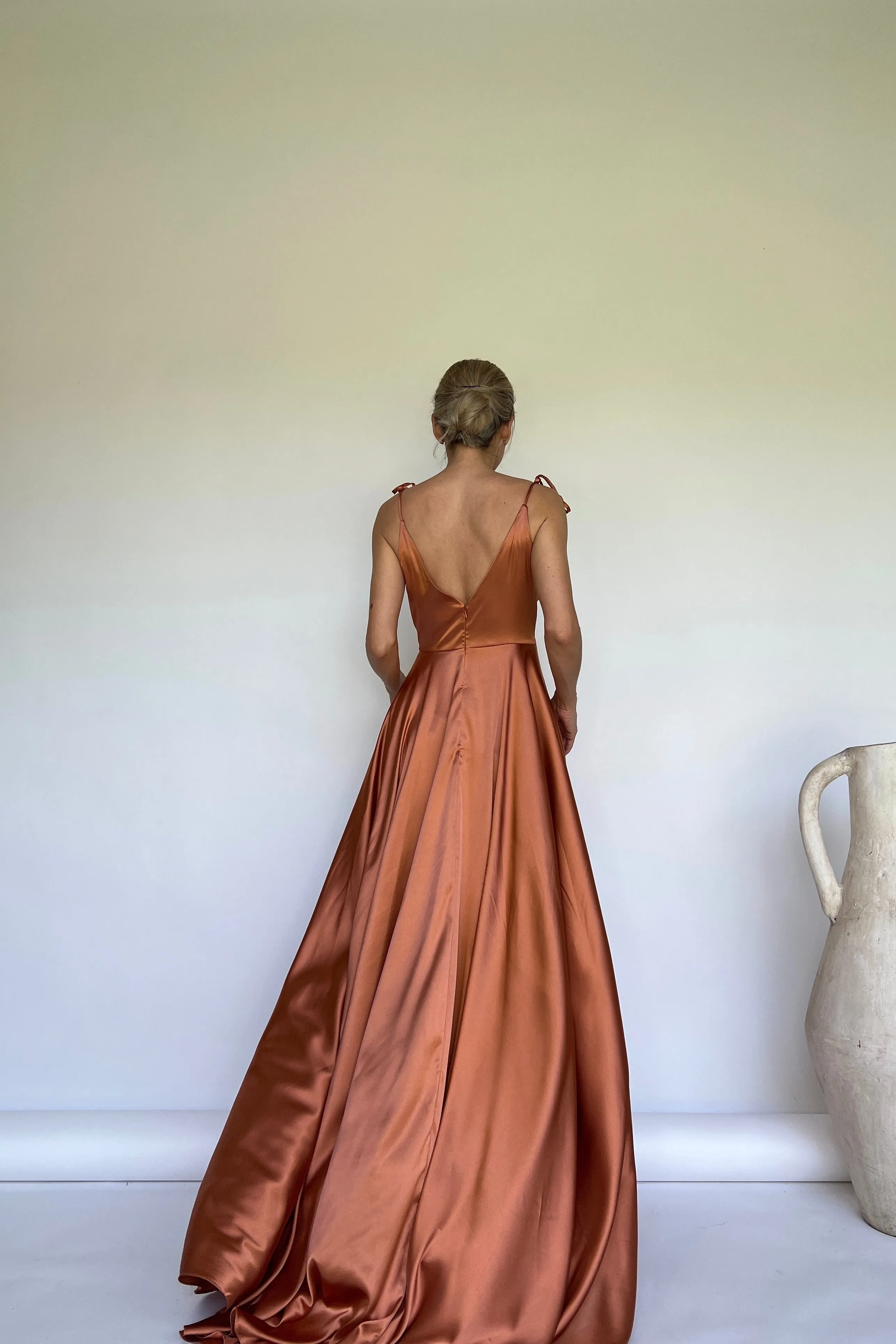VESTIDO SATINADO