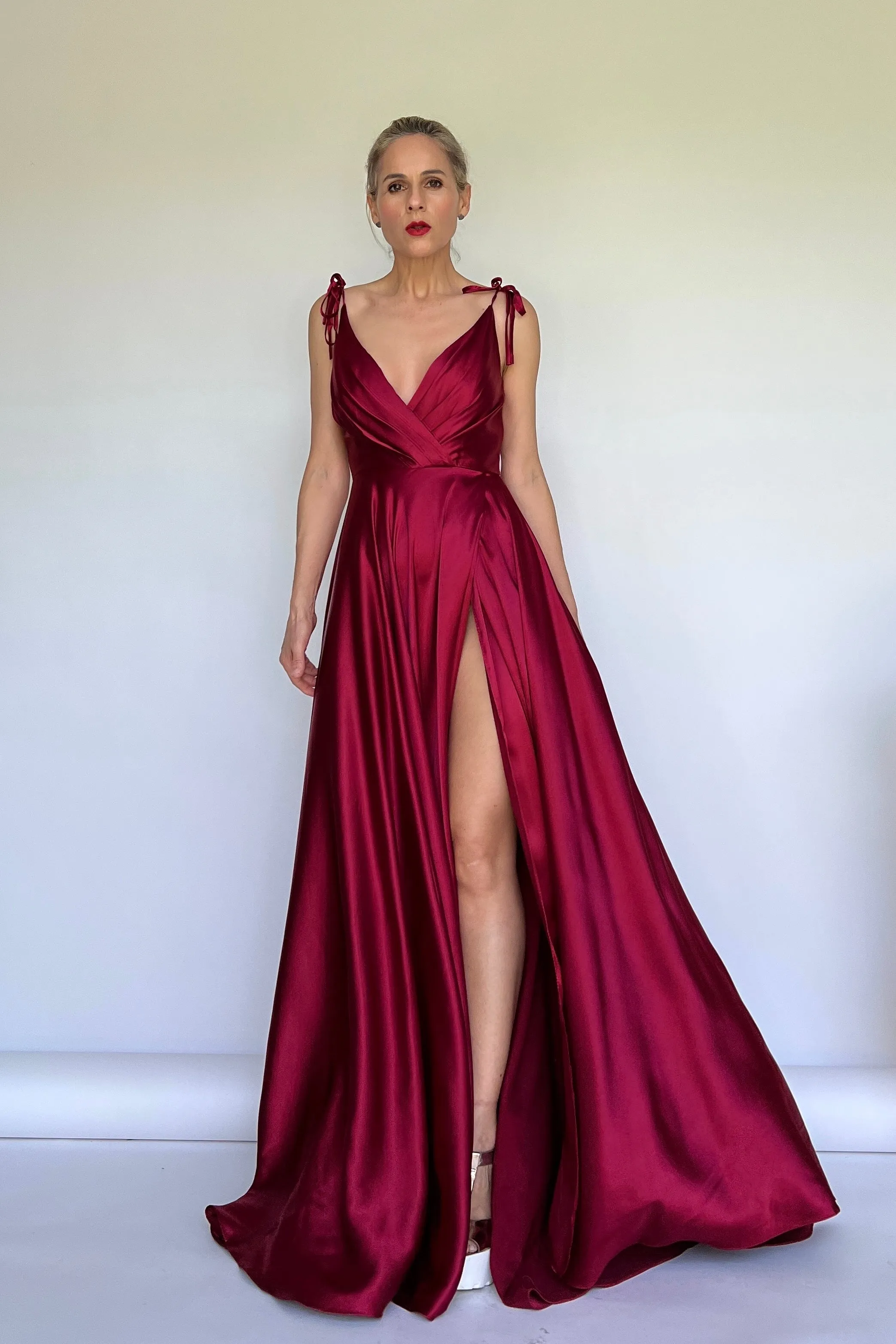 VESTIDO SATINADO