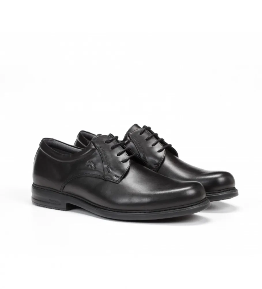 Zapatos de piel Simon 8466 negro