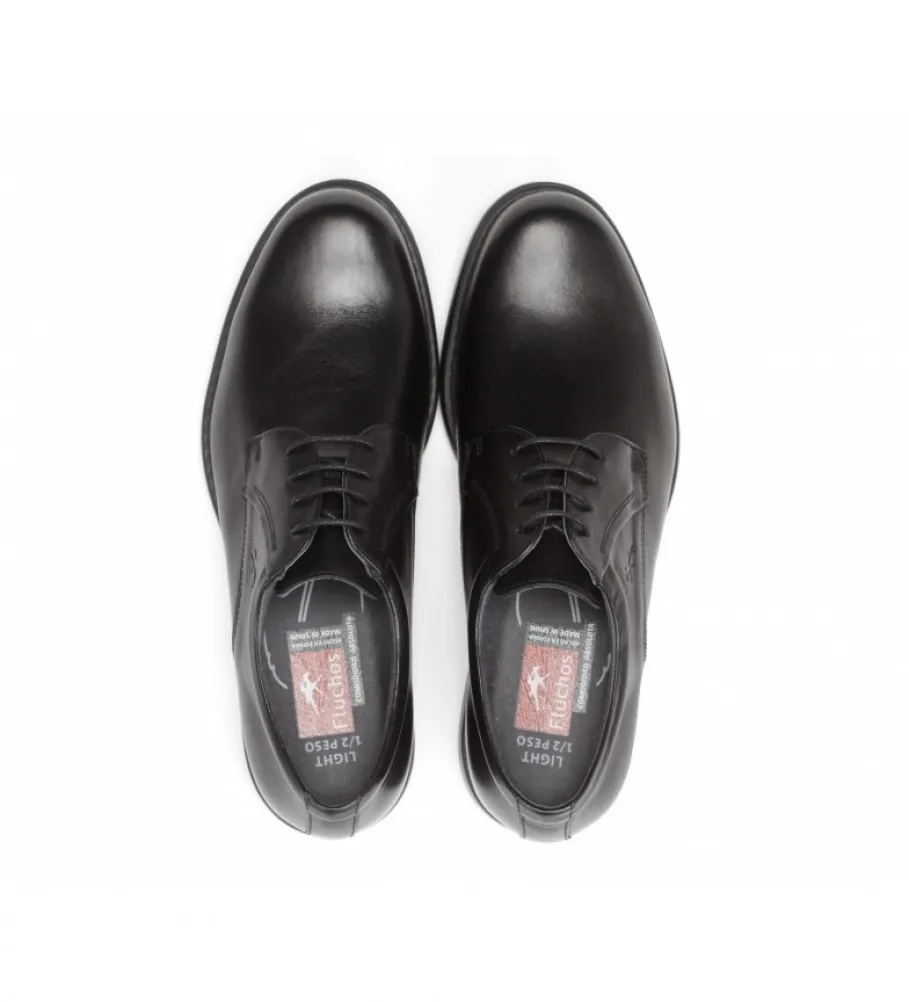 Zapatos de piel Simon 8466 negro
