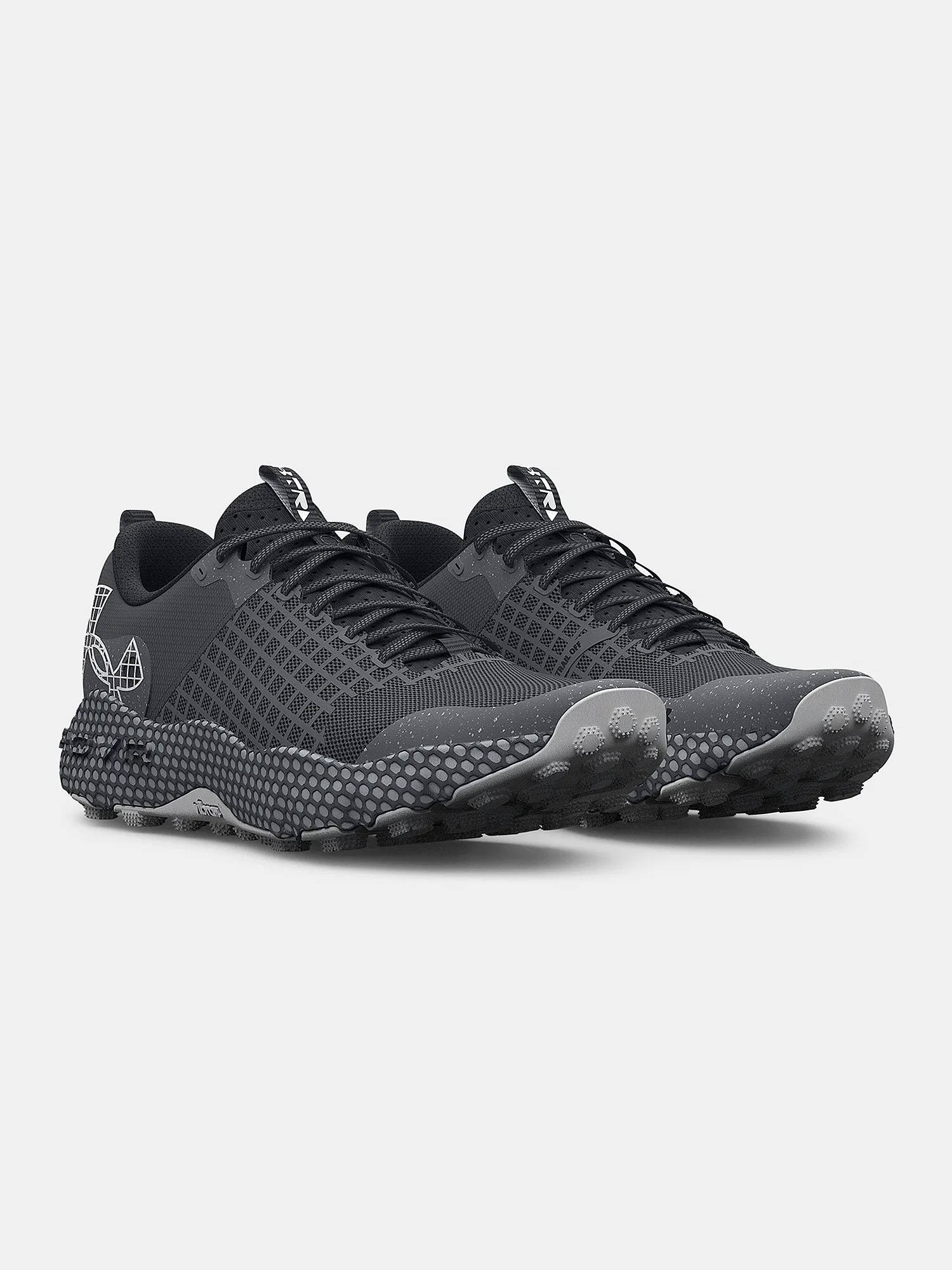ZAPATOS UNDER ARMOUR HOVR DS RIDGE TRAIL  PITCH GRAY/WHITE