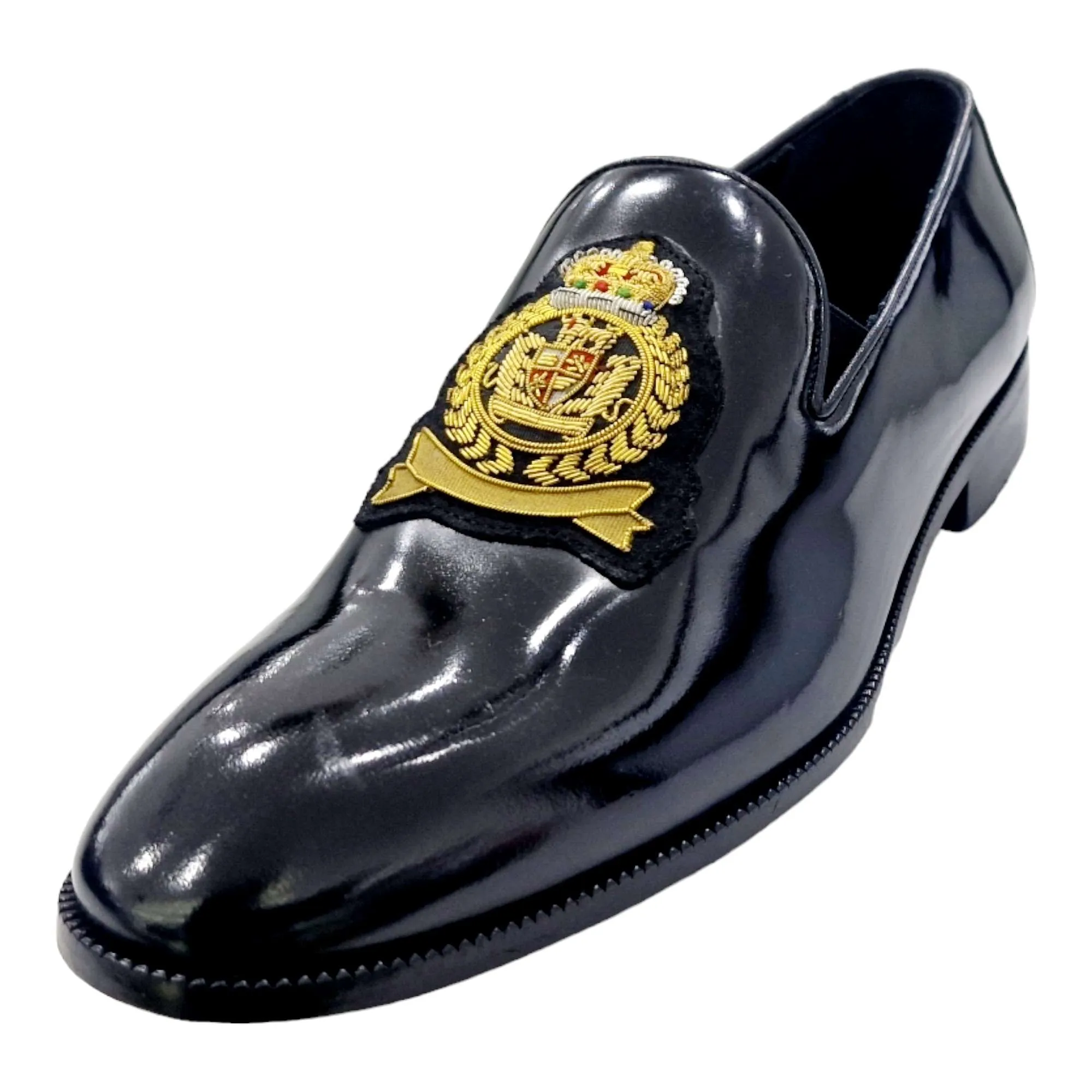 ZAPATOS VESTIR HOMBRE FLORENTIC ADORNO ESCUDO NEGRO